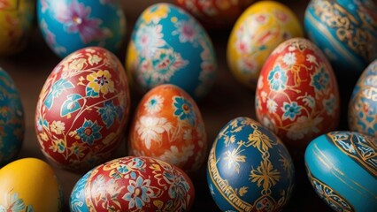 Describe the vibrant colors and patterns adorning HD