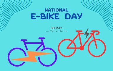 BLUE NATIONAL E-Bike DAY TEMPLATE DESIGN  