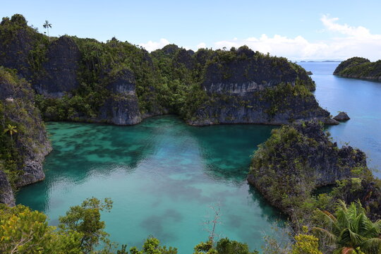 Star Lagoon located in Raja Ampat Archipelago, West Papua