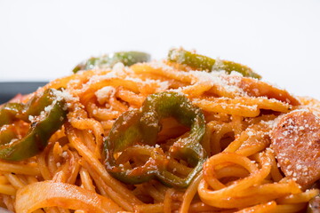 ナポリタンのアップ