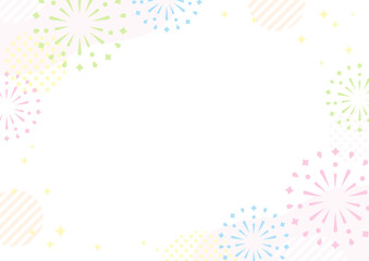 花火のイラスト素材