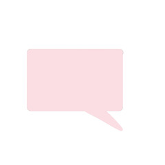 Pastel square bubble chat