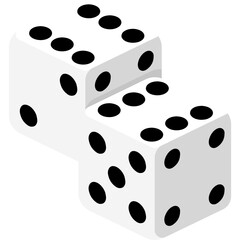 Pair of Dice to Gamble Icon