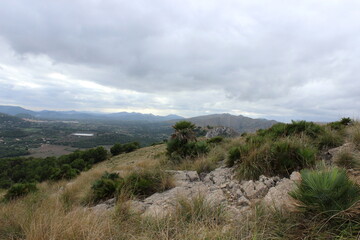 Fototapeta premium Mallorca, Capdepera, Cala Mesquida-Cala Agulla, Wanderweg, wandern, Tour