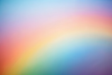 Obraz premium Rainbow pastel background with sunshine glare.