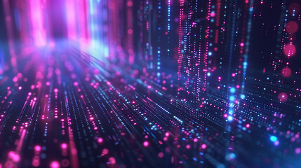 Fototapeta premium Abstract background bright big data digital concept