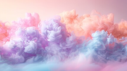 An abstract background with a cotton candy-like appearance