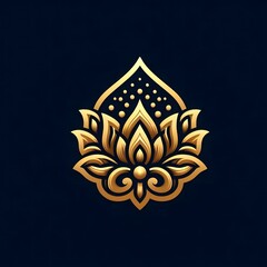 AI Generate of Luxury Premium Symbol Vector of Vesak Day with Lantern, Candle Light, Lotus