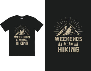weekends are for hiking design