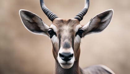 portrait of wild antelope at wild life
