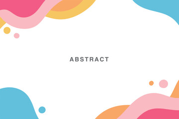 Vibrant colorful wave vector background