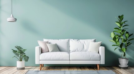 Spacious home decor with ample copy space, ideal for your branding or slogan