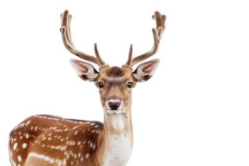 deer isolated on white background