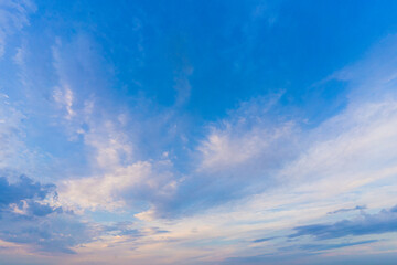 blue sky with clouds