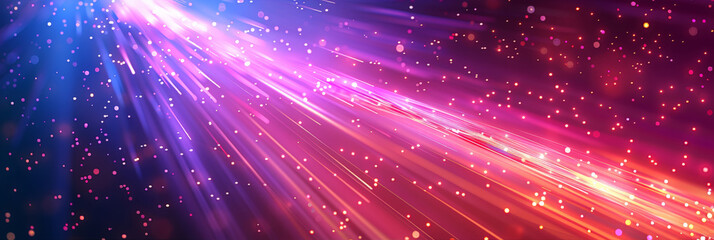 Naklejka premium colorful light tunnel background. Neon futuristic flashes on black background. Colorful light exposure in a tunnel. abstract fast moving stripe lines Motion light lines backdrop