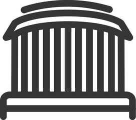 iconic round building icon 