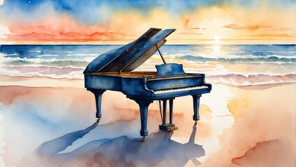 World music day with headset headphones, Music day event and colorful background. Generative Ai.