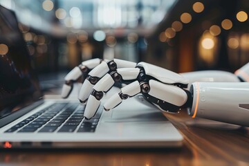 A business integrates artificial intelligence into its financial decisionmaking processes