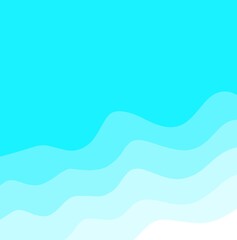 abstract blue wave background