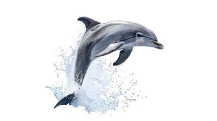 Obraz premium Dolphin jumping out of water