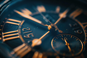 Time Concept Art, Modern Clock Work Wallpaper, Luxury Background Illustration