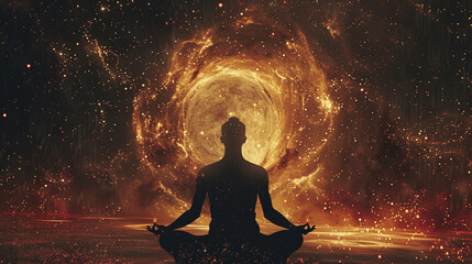 Mystical Meditation in Cosmic Space
