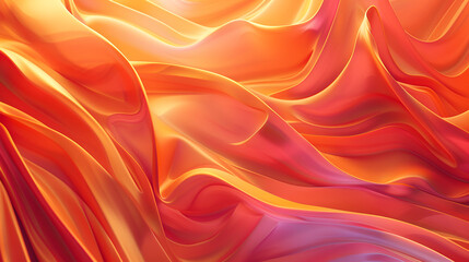 Multicolored smoke in black background, abstract fire background with smooth soft lines, Flow Light Abstract Colorful Waves Background, Gold Orange Decorative Wave Design Background
