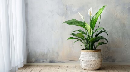 Enhancing Indoor Spaces with Spathiphyllum
