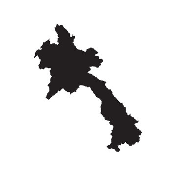Laos map icon