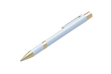 Ballpoint pen isolated on white background. 3d render