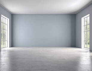 Interior of empty room background