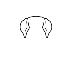 Hand Drawn Dog Ears 