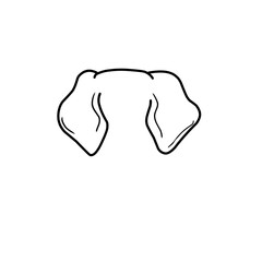 Hand Drawn Dog Ears 