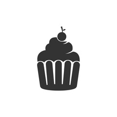Cake sign icon vector illustration design template