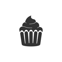 Cake sign icon vector illustration design template
