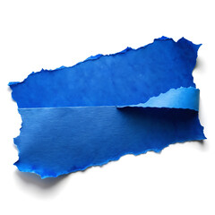 Torn paper with space for your message on a blue background
