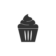 Cake sign icon vector illustration design template