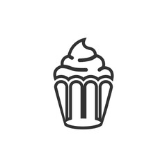 Cake sign icon vector illustration design template