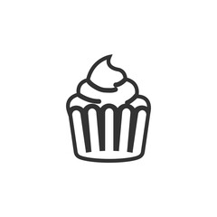 Cake sign icon vector illustration design template