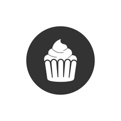 Cake sign icon vector illustration design template