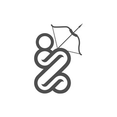 vector is monogram number 8 Z and arrow. Elegant.