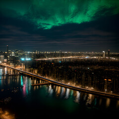 Fototapeta premium view of the city