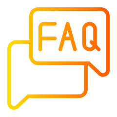 faq gradient icon