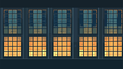 Window with rows and columns Vector illustration. vector