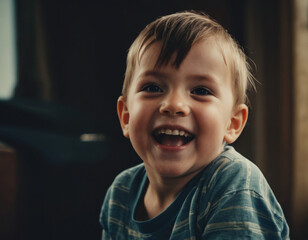 portrait of a happy child