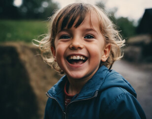 portrait of a smiling child