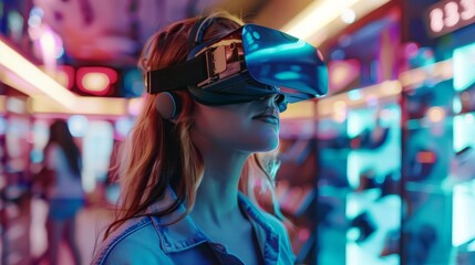 In a bold twist of ecommerce and virtual reality, shopping becomes an otherworldly experience, immersing users in a 3D marketplace of endless possibilities
