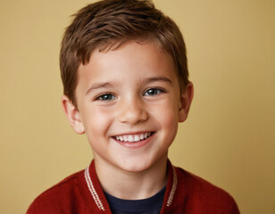 portrait of a happy smiling child