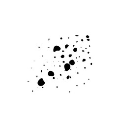 Fototapeta premium Scattered Ink Spots 