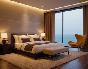 modern bedroom interior